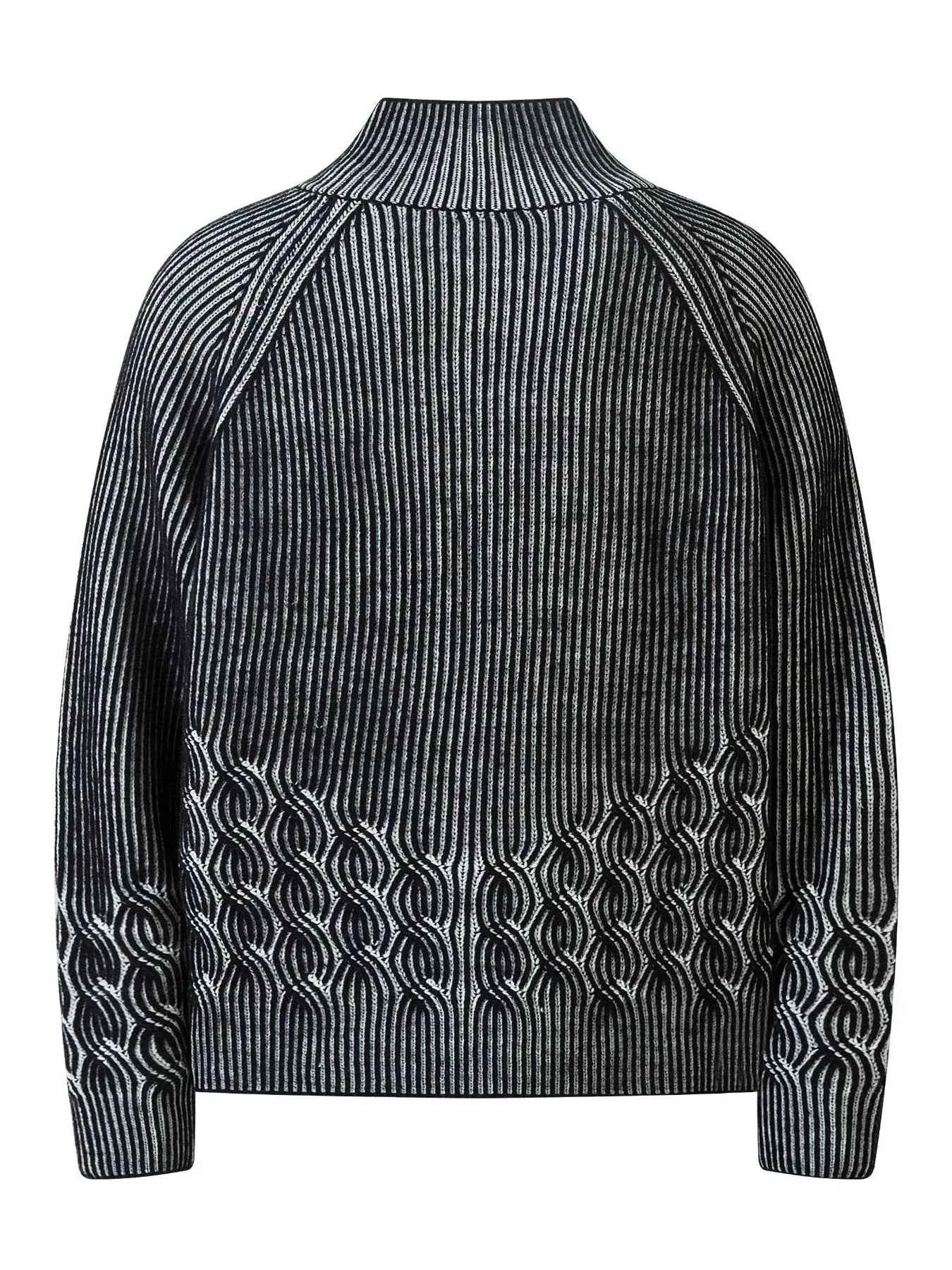 Men's Ribbed Zip-Up Cardigan